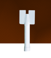 Solid Nozzle Насадка-бабочка для герметики (белая), материал HDPE, диаметр: 6-18мм