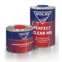 SOLID PERFECT CLEAR MS (500+250 мл)-2К лак MS  в компл. с отв