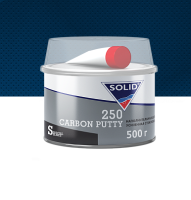 SOLID 250 CARBON PUTTY (фасовка 500 гр) наполнительная шпатлевка, усиленная углеволокном