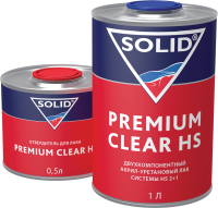 SOLID Premium Clear акрил-уретановый лак HS  1,5л