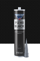 Solid Prof PU 40 Black (310мл) шовный полимерный герметик. цвет: черный