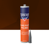 Solid Glas fast PU 202 однокомпонентный полиуретановый клей для вклейки стёкол 310ml 2-ч