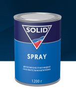 SOLID SPRAY-двухкомпанентная жидкая наполнительная шпатлевка 1200гр