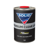 SOLID PRO PREMIUM CLEAR UNS NEW FORMULA  2К лак UHS 1л + отверд 0,5л