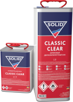SOLID Лак CLASSIС CLEAR 2К  (5000+2,5 мл)