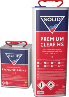 SOLID Premium Clear акрил-уретановый лак HS 7,5л