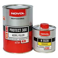 Novol 4+1 PROTECT грунт MS серый 1л+.0.2л