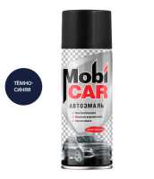 Аэрозольная автоэмаль MobiCAR 520 мл глянцевая. 446 тёмно-синяя