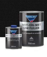 SOLID PROF WET-ON-WET GREY UNI FULLER (750+250мл.) - грунт мокрый по мокрому 3+1, серый