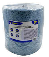 10500 Expert Салфетки для обезжиривания, 100% полипропилен,75 г/м², 32x36 рулон - 500шт (голубые)