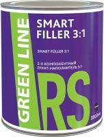 GREEN LINE SMART FILLER 3:1 Двухкомпонентный грунт-наполнитель, белый, 3000 мл +1000мл отвердитель