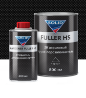 Solid PROF LINE FULLER HS GREY (800+200 мл) - грунт-наполнит 4+1, цвет: черный  (c отв)