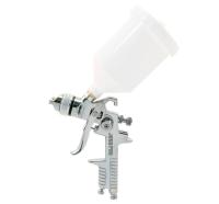 JH827AP HVLP-профессиональный краскопульт,верхний пластиковый бачок 0,6л сопло 1,4 мм