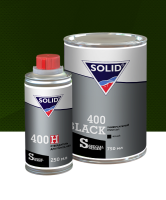 SOLID 400 BLACK (800+200мл) - грунт мокрый по мокрому 4+1, цвет: черный (в комп с отв.)