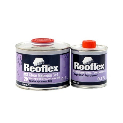 Reoflex  Лак 3+1 Экспресс (0,5 л+0,167 л)