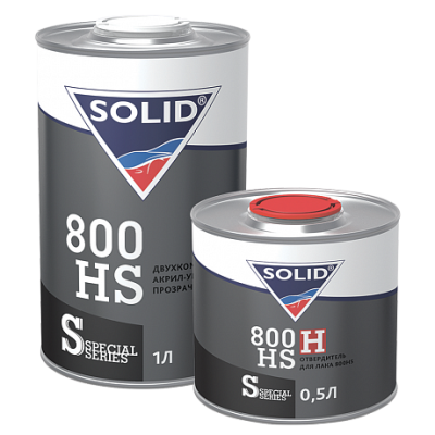 SOLID 800 HS-2K лак системы HS 2+1(1000+500мл)