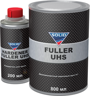 SOLID PROFESSIONAL  LINE FULLER UHS -грунт акрил.(серый) 800+200мл