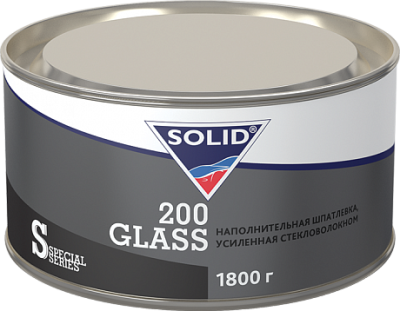 SOLID GLASS 200-наполнительная шпатлевка усиленная стекловолокном 1800гр