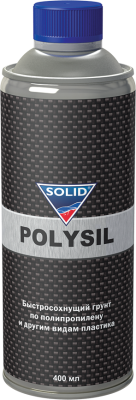 SOLID POLYSIL- грунт по пластику с пробкой-лейкой 400мл.